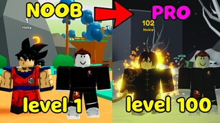 Noob to Pro in Anime Fighter Simulator Roblox!