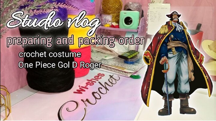 One Piece Crochet Costume GOL D ROGER