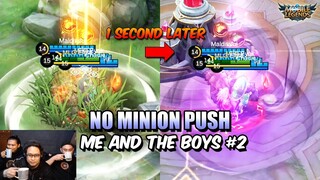 NO MINION PUSH BY FARAMIS, MASHA AND LUO YI - ME AND THE BOYS #2 - MLBB