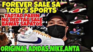 FOREVER SALE PARIN SA TOBYS SPORTS ORIGINAL BASKETBALL SHOES TADTAD NG RED TAG SALE TOBYS SAKALAM!