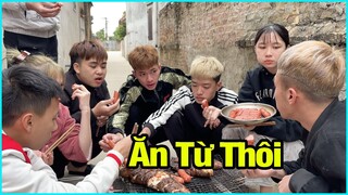 Team Hoàng Em Thi Nhau Ăn Cá Nướng Và Cái Kết SML