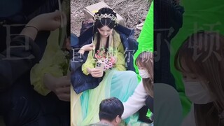 [VID] 230408 Zhao Lusi at the filming set of “The Last Immortal “