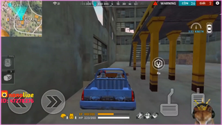 [Free Fire] Bắt chước a Rikaki dùng xe lên nóc xưởng và cái kết =))