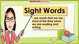 sight words practice
