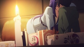 This time, the arrogant blue-haired wife successfully got on base~