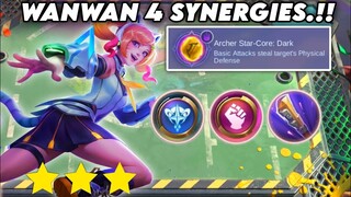 ASTRO WRESTLER WANWAN.!! DARK STAR CORE ARMOR STEALER.!! MAGIC CHESS MOBILE LEGENDS
