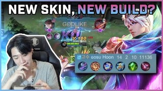 Skin maketh Pro. Gosu Hoon on new Gusion skin  | MLBB