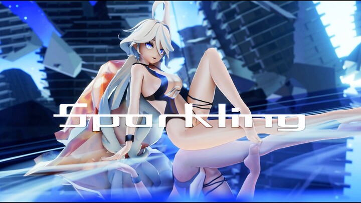 炎炎夏日 - 芙宁娜 连体泳装 - Sparkling