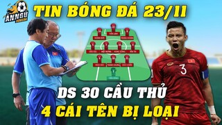 HLV Park Hang Seo Công Bố DS 30 Cầu Thủ ĐTVN Đi Singapore Dự AFF CUP...4 Cái Tên Bị LOẠI Đầy Bất Ngờ