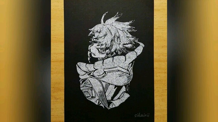 Gambar Pake Tinta Putih?? Cuma GUE yang BISA BIKIN RUDO GINIIII 😤🔥