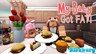 MY BABY GOT FAT! | Roblox Bloxburg Family Roleplay