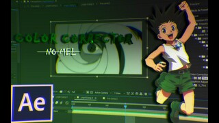 ONE COLOR - COLOR CORRECTION WITH OR WITHOUT MAGIC BULLET LOOKS | AFTER EFFECTS AMV TUTORIAL