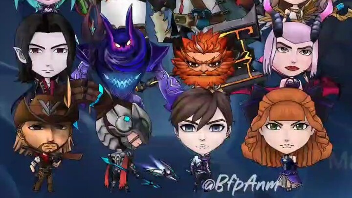 Hero mlbb chibi style fanart 3