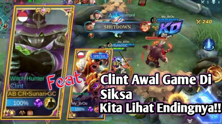 Clint Di Siksa di Awal Game!! Ketenangan Membuat Keadaan Berbeda!!