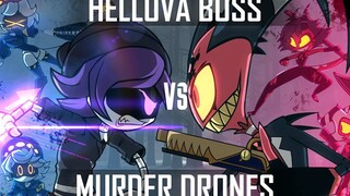 HELLUVA BOSS VS MURDER DRONES (แอนิเมชั่นครอสโอเวอร์สั้น)