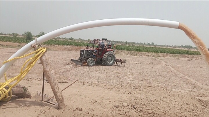 new setup solar tubewell Pakistan village life