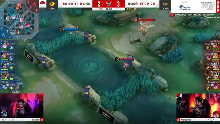 MPL ID S16 Onic vs Dewa United #onic #mplid #rrq #mpl #mlbb