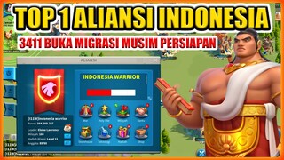 TOP 1 ALIANSI INDONESIA 3411 BUKA MIGRASI MUSIM PERSIAPAN !!