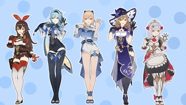 [เก็นชินอิมอิมแพกต์MMD] ✦ POP ✦ Knights of the West Wind