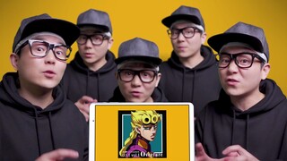 JOJO的奇妙冒险黄金之风处刑曲纯人声版，嘴替身