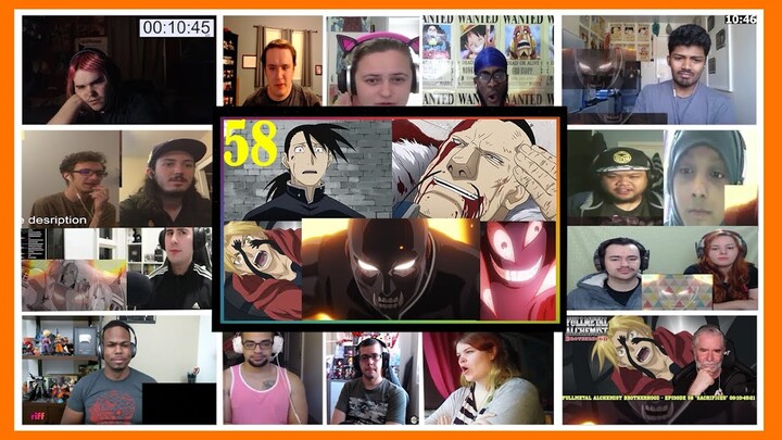 "GREEDLING vs. ARMY⚔️ and SACRIFICES" | Fullmetal Alchemist Brotherhood Episode 58 | REACTION MASHUP