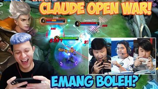 CARA MAIN CLAUDE OPEN WAR DULUAN BAR BAR TANPA TAKUT !!