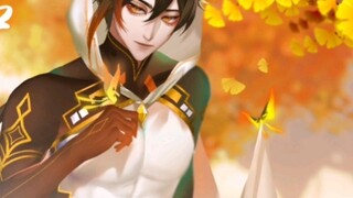 [Genshin Impact Handwritten] Zhongli's birthday celebration handwritten "Zhaohui" Junior high school