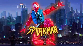 Marvel Legends 猩红蜘蛛侠 本·莱利 蜘蛛侠挂卡系列 孩之宝漫威传奇可动人偶开箱评测【AtoZ】