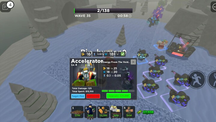 tower defend simulator beat molten in inside map :)