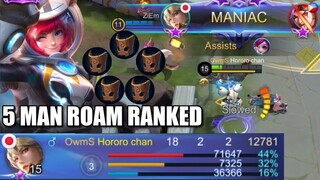 THIS 5 MAN ROAM STRATEGY IS INSANE!