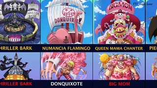 ONE PIECE Semua Kapal Bajak Laut Terbaru