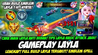 COMBO LAYLA 1 HIT DAMAGE + CARA MAIN LAYLA TERBARU❗BUILD LAYLA TERSAKIT❗TUTORIAL LAYLA TOP GLOBAL ML