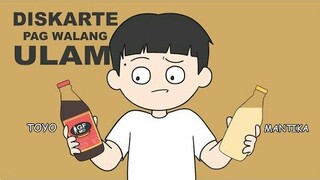 DISKARTE PAG WALANG ULAM|by reeokun pinoy animation