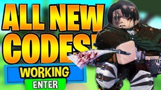 ALL *SECRET* NEW CODES IN (Untitled Attack on Titan) ROBLOX 2022 [UAOT] WORKINGCODES CODES UPDATED