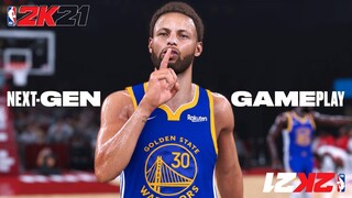 NBA 2K21 Next-Gen Graphics Gameplay | WARRIORS vs. ROCKETS | 2021 NBA Season | Ultra Modded Showcase