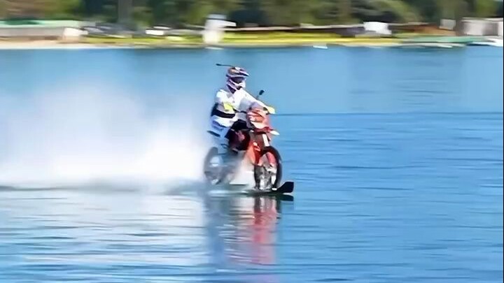 Extreme motocross, capable of tackling mountains and conquering the sea.