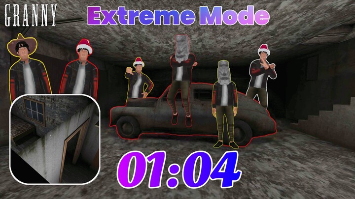 Granny Multiplayer - 6p Extreme Mode Car Escape In 01:04