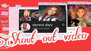 MEMBERSSHIP UPDATE | DARRENS DIARY SHOUT OUT VIDEO