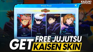 HOW TO GET FREE MELISSA KUGISAKI NOBARA FROM JUJUTSU KAISEN X MLBB COLLAB EVENT