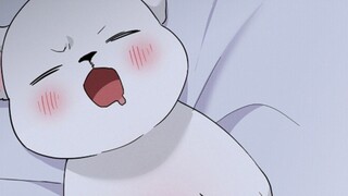 (Latest) The cute puppy gives the big wolf a series of punches!