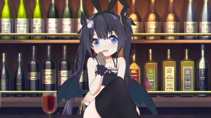 The little succubus is drunk~the power of singing is liberated!