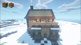 Minecraft : How to Build a Wooden Cabin