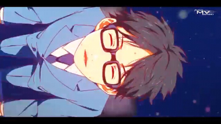 wearing glasses