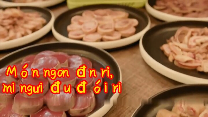 Món ngon đến rồi, mọi người đều đói rồi