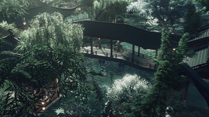 Jianwang 3 game built-in blueprint [Wuyuan] Cetak biru pertumbuhan super-detail dari raja tanah deng