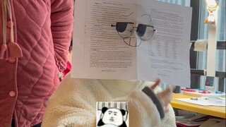 Homework, you have to do it with a smile
