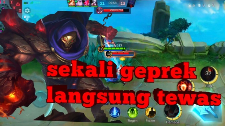 aldous sekali musuh tewas