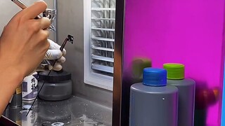 It took three days to finally complete the mobile version of this white warrior color scheme.