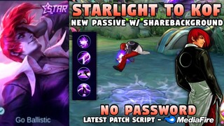 New Chou Starlight To KOF Skin Script No Password | Chou Iori Yagami Skin Script | Mobile Legends