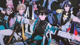 【Star Dome Railway MMD】 BAD 【Boy Group- Jing Yuan/Ren/Dan Heng/Jiao Qiu/Dr. Zhenli/Gold Dust/Sunday】